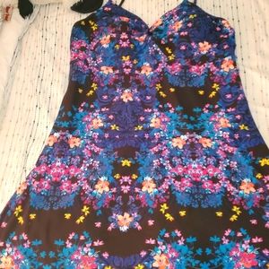 XL floral print dress
